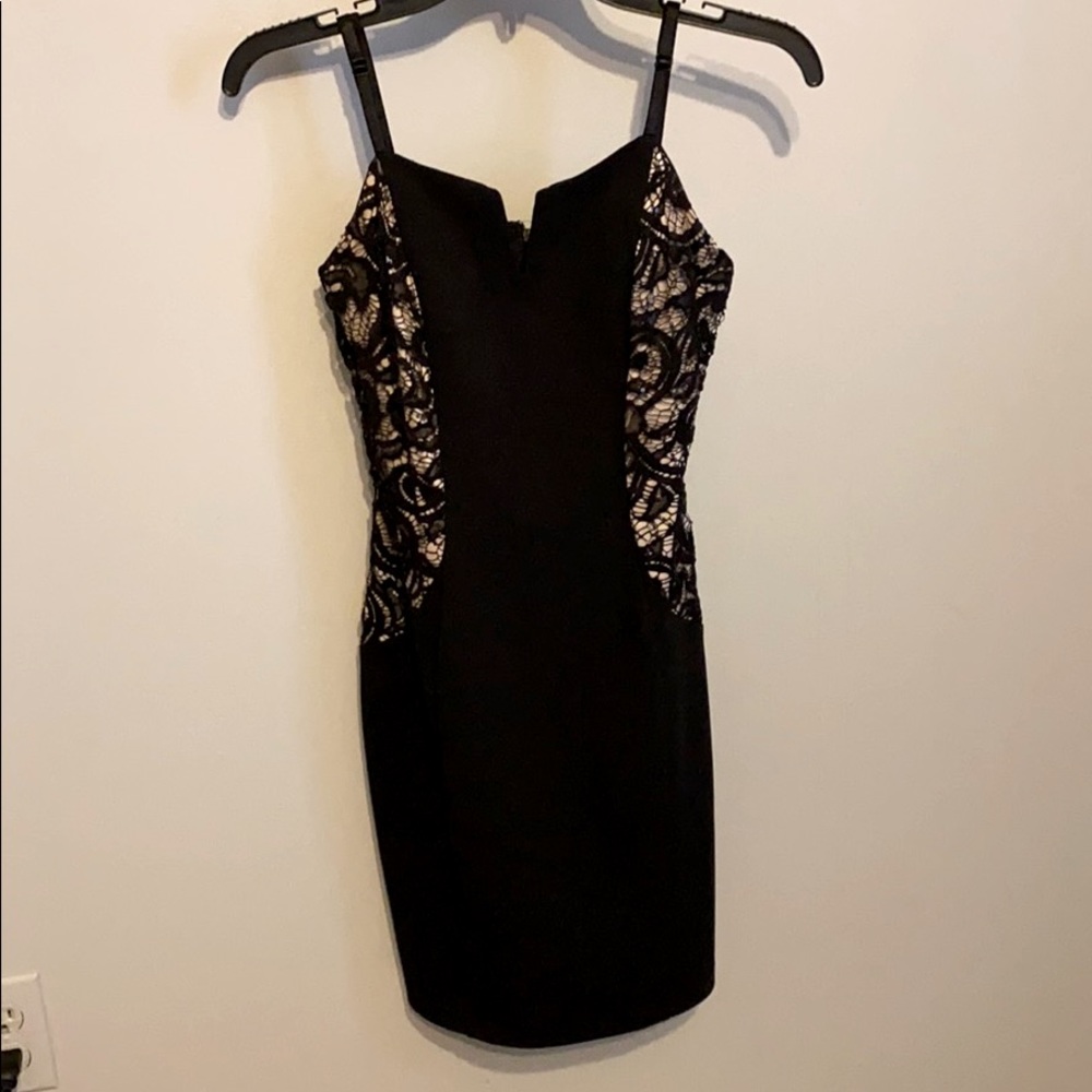 Black dress with lace!